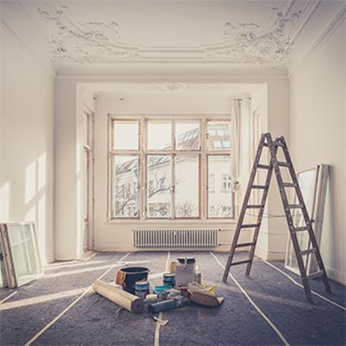 Apartment under renovation